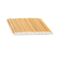 Lip / Primer Brushes Lint free 50pk [Colour : Bamboo]